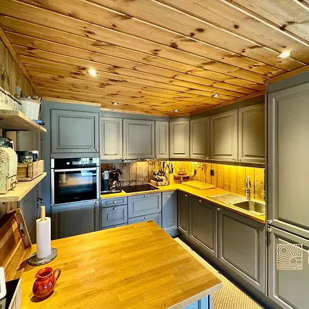 Modern Sauna, Bbq & Beautiful View Filefjell 度假居